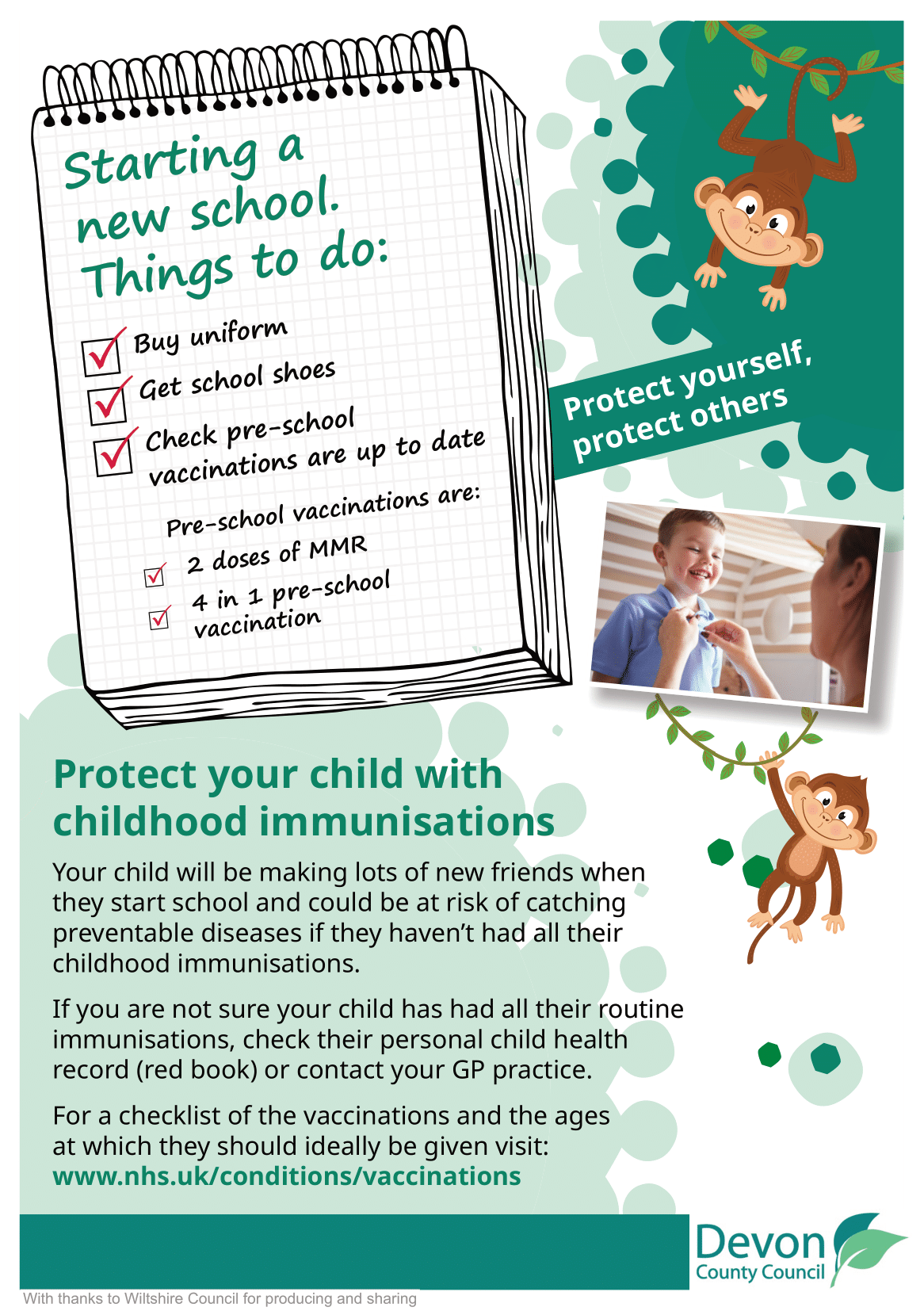 Childhood Immunisation Pre School Poster 1